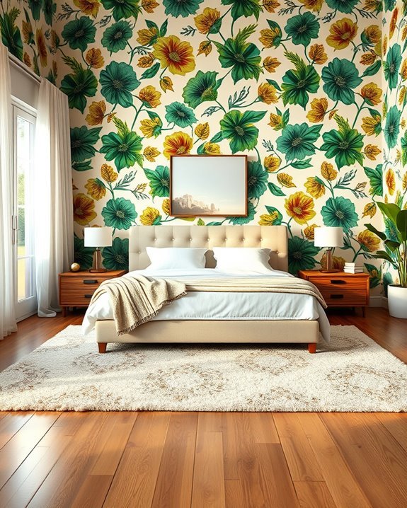 bold wallpaper transforms spaces