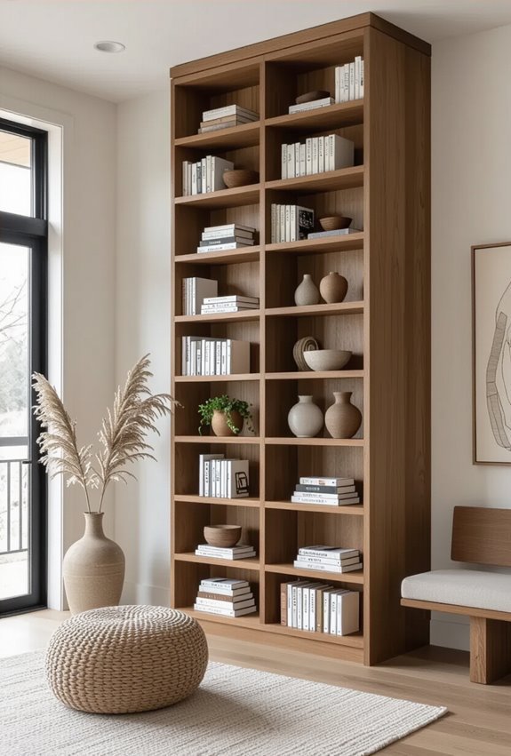 bookshelves as acoustic diffusers