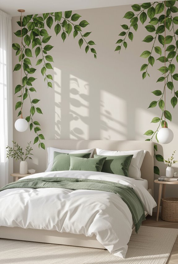 botanical peelable wall focalists