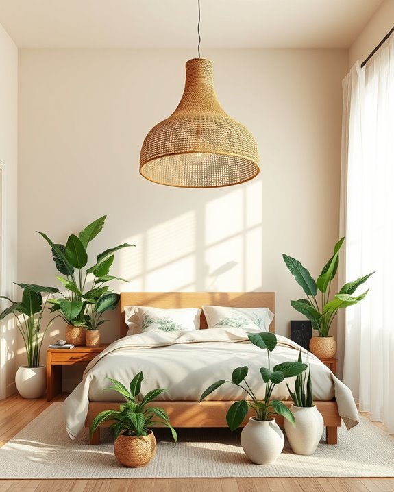 botanical themed lighting fixtures
