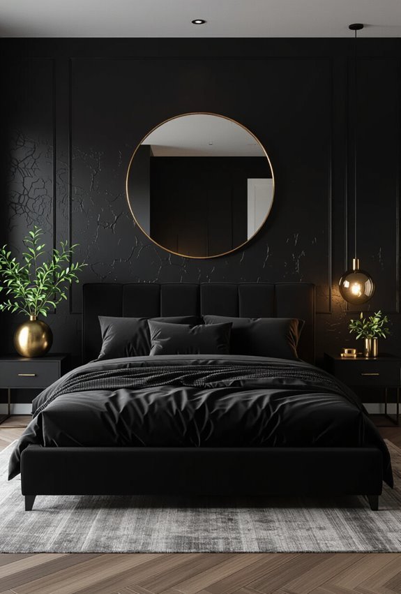 brass and copper accents