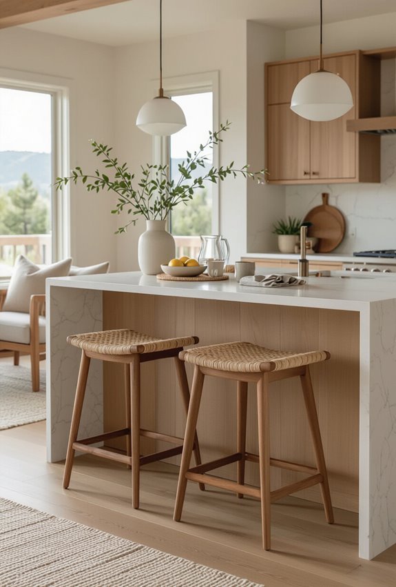 breakfast bar anchors casual seating
