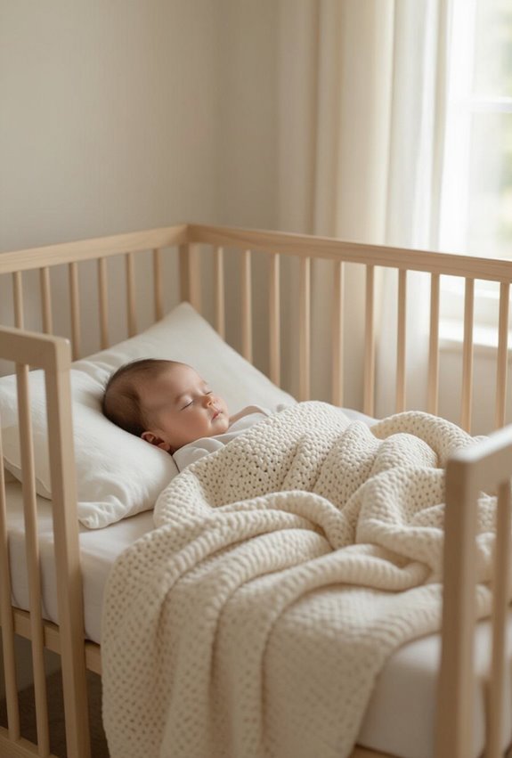 breathable organic muslin crib