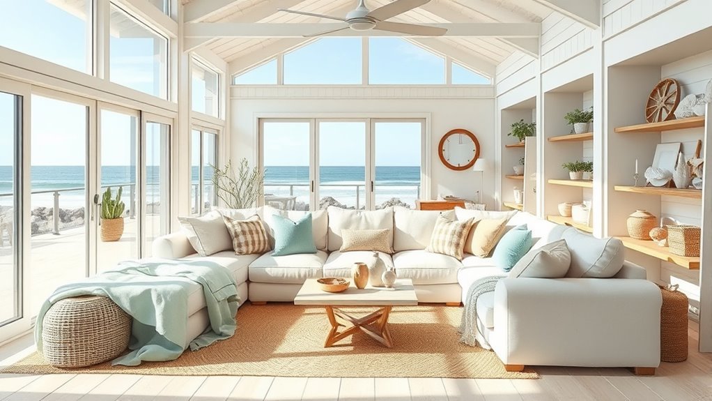 40 Beach House Interior Design Ideas for Breezy, Relaxed Living