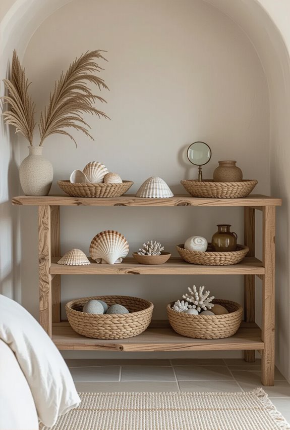 breezy layered coastal curated vignette