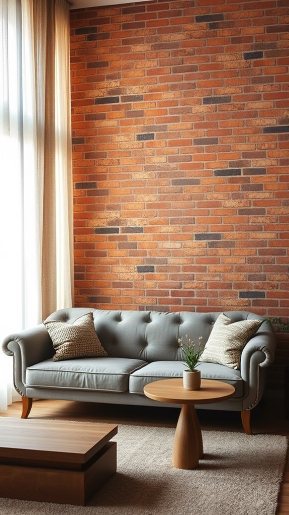 brick wall centerpiece design