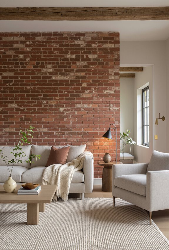 brick walls define zones