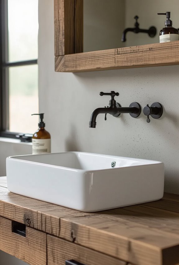 bridge taps wall mounted spouts