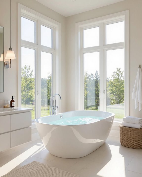 bright airy bathroom retreat