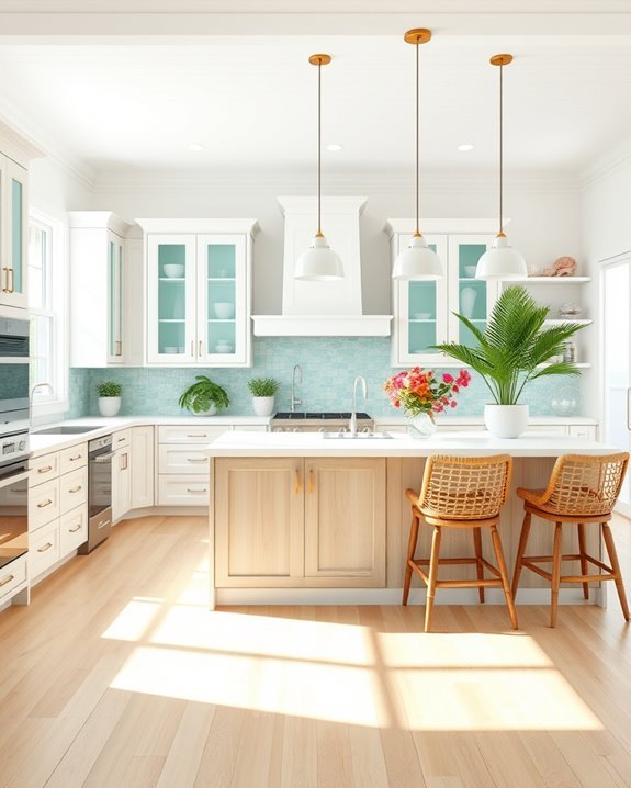 bright airy caribbean kitchen