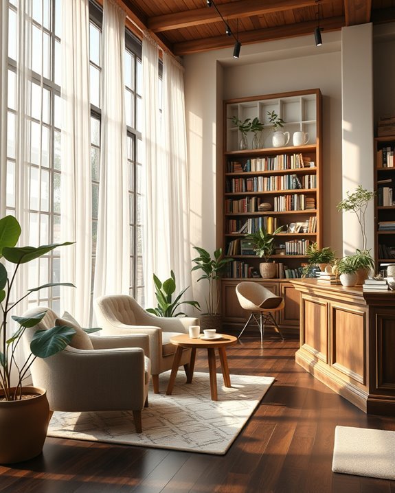 bright airy inviting atmosphere