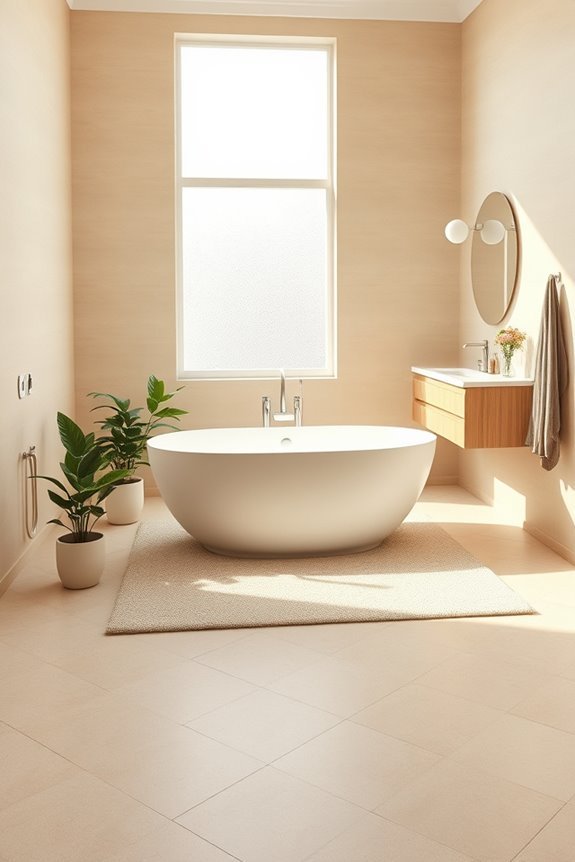 bright airy light beige