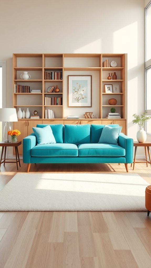 bright bold sofa combinations