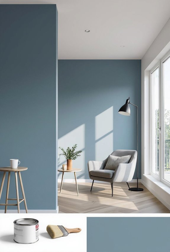 bright ceilings contrasting walls