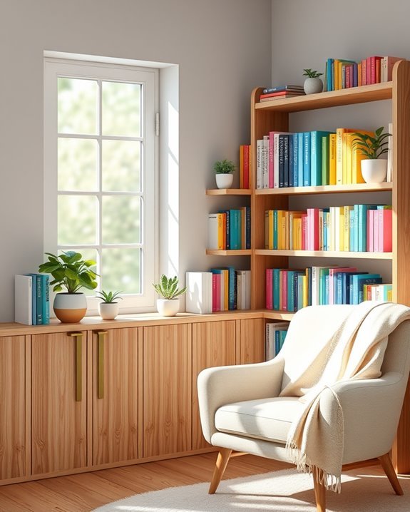bright cheerful cozy nook