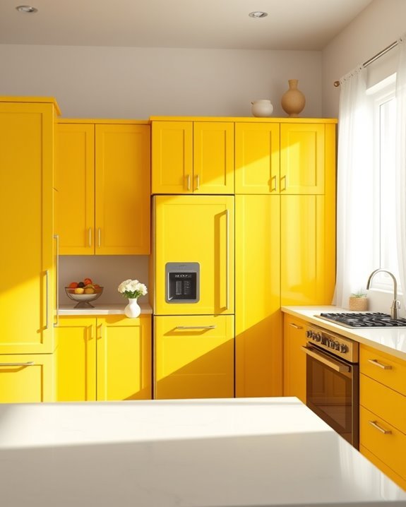 bright cheerful kitchen transformation