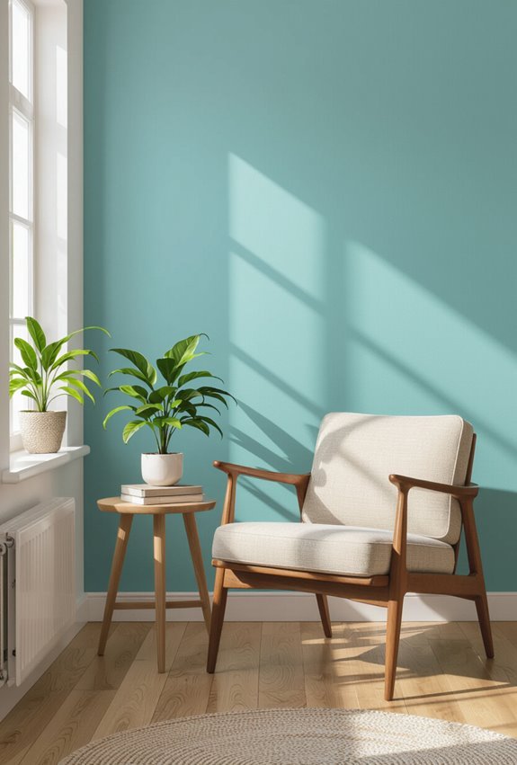 bright coral energizes space