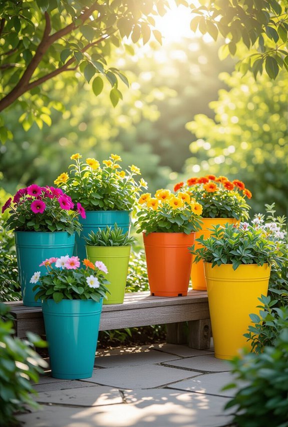 bright durable budget friendly planters