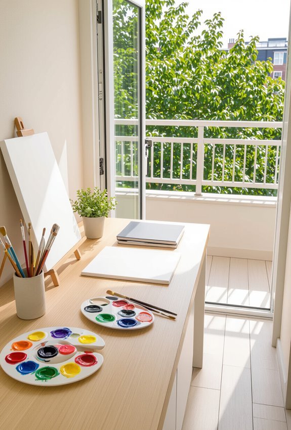 bright portable balcony artspace