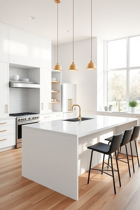 bright welcoming kitchen atmosphere