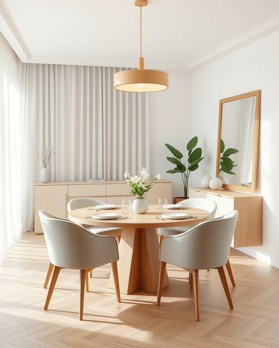 brighten dining room ambiance