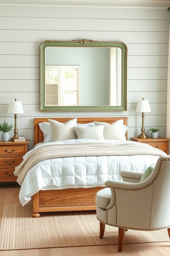 brighten sage green bedroom