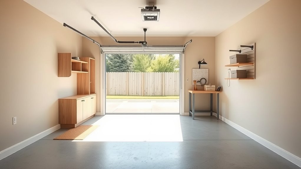 brighten small garage spaces