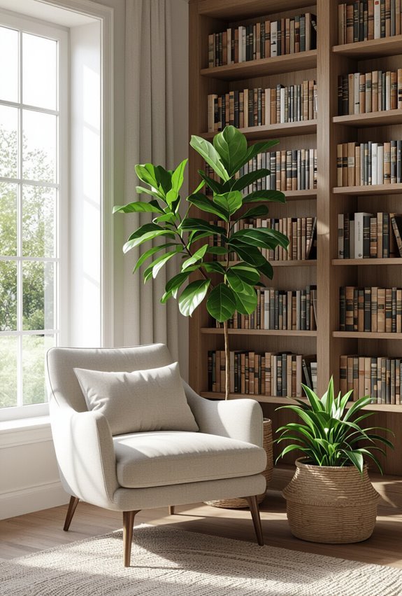 bring greenery into library