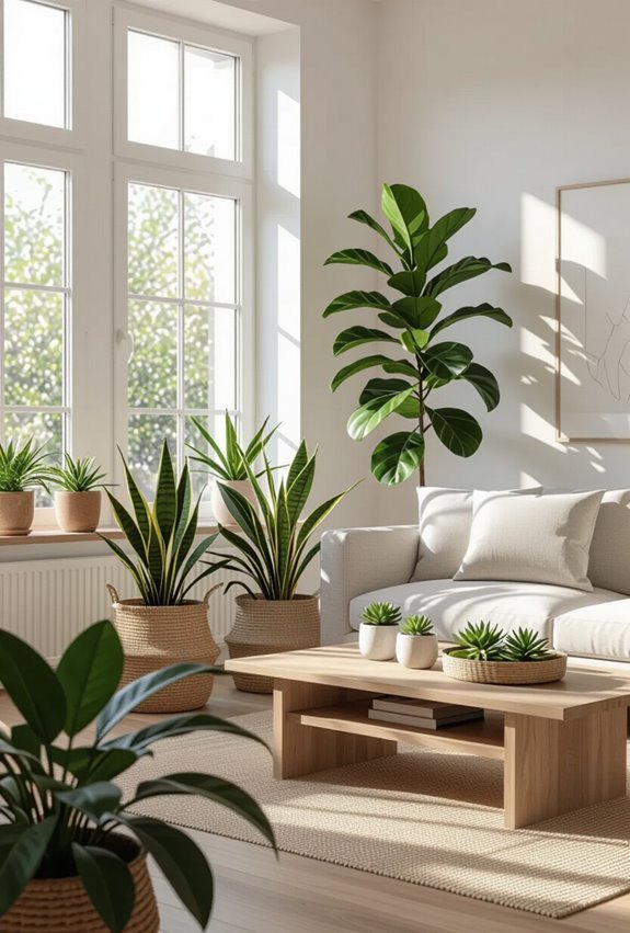 bring nature indoors with plants