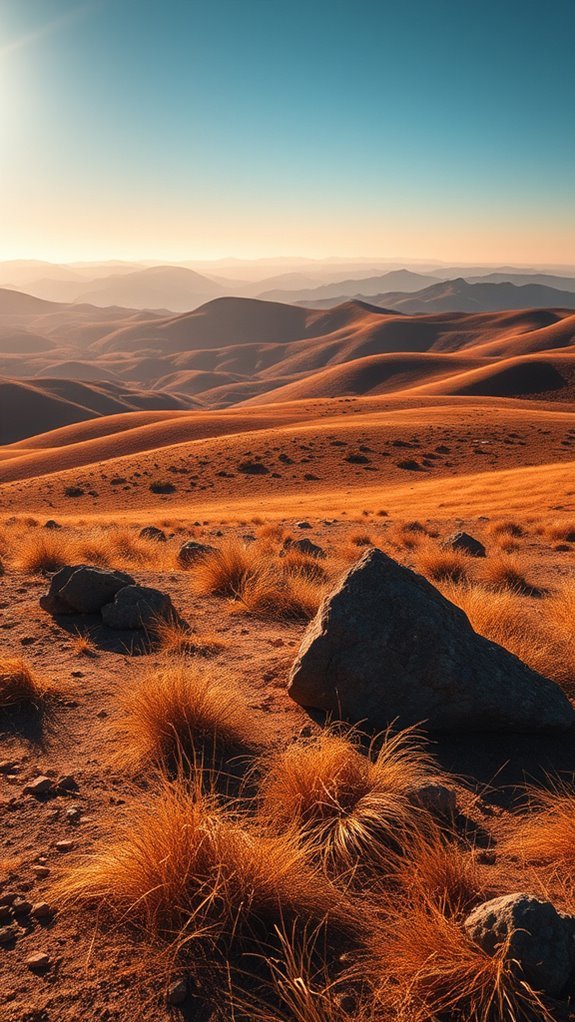 brown landscape photography beauty