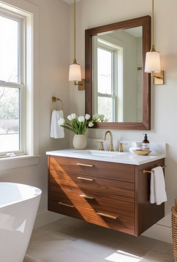 brown tones with metallics