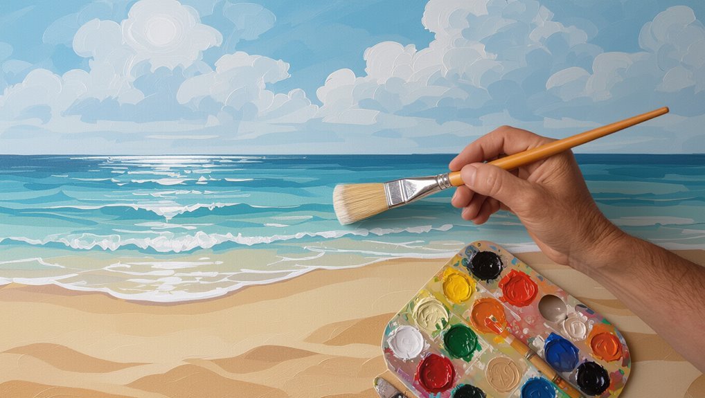 brush techniques for landscapes