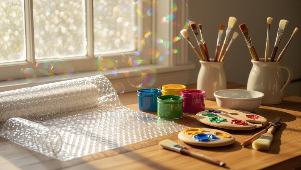 bubble wrap photography ideas