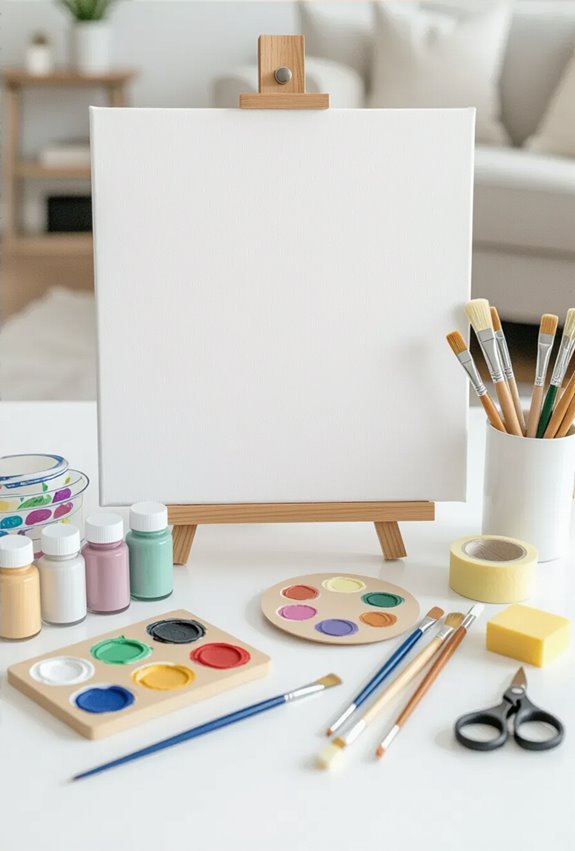 budget diy canvas wall art