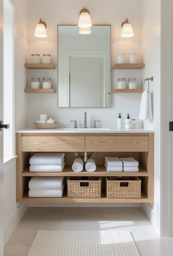 budget friendly bathroom storage solutions