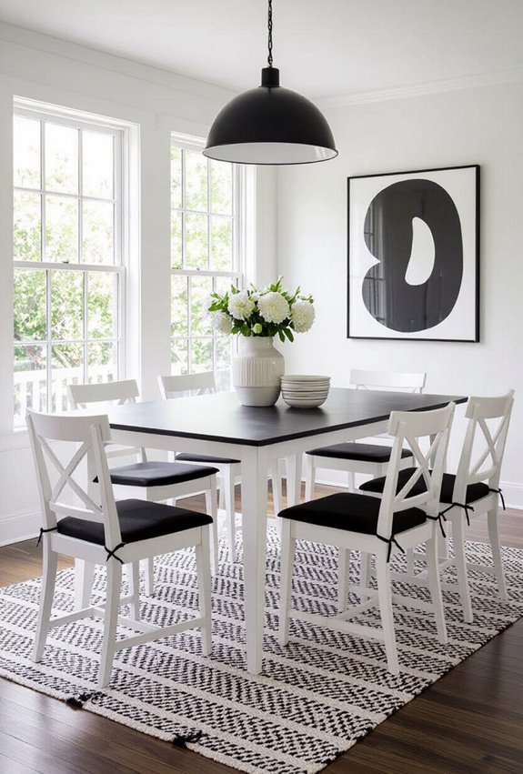 budget friendly black and white refresh