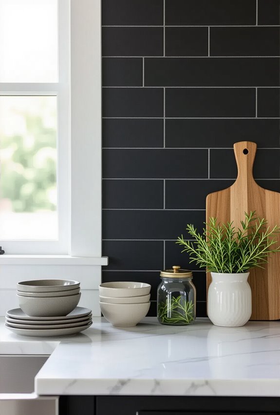 budget friendly chalkboard backsplash alternatives