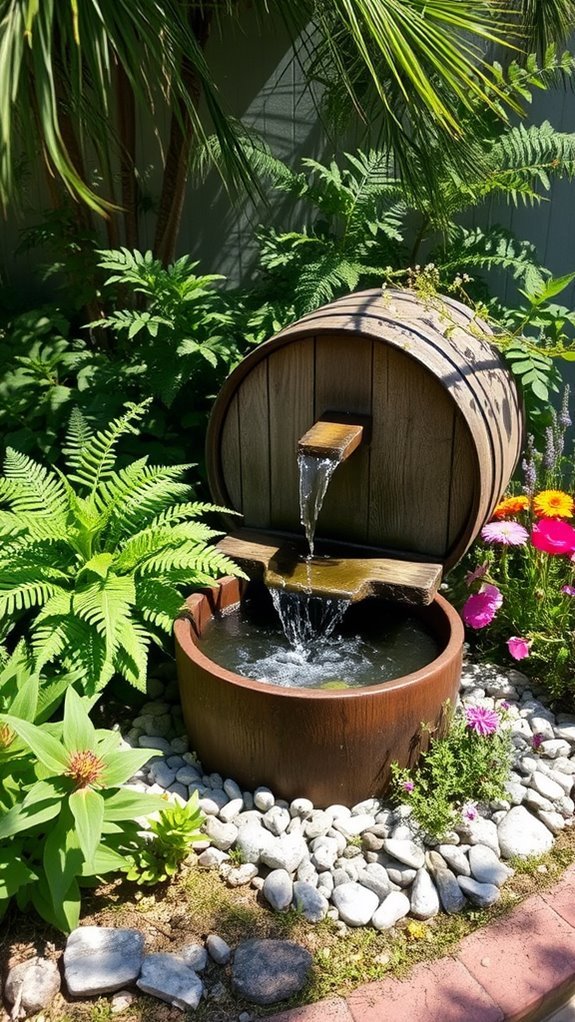 budget friendly garden water feature