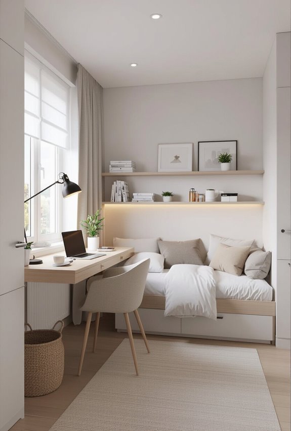 budget friendly multifunctional bedroom office