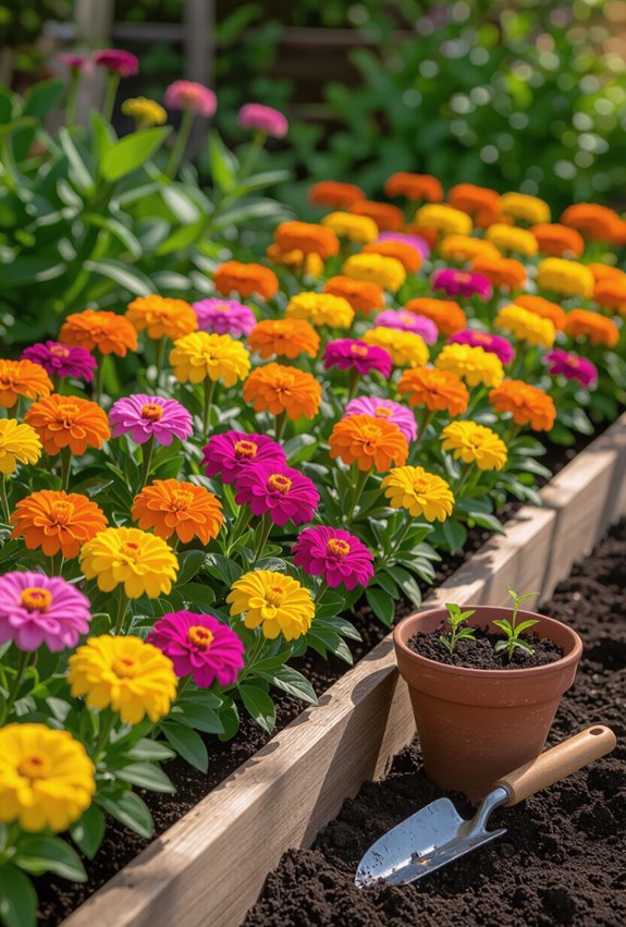 budget friendly seasonal colorful blooms
