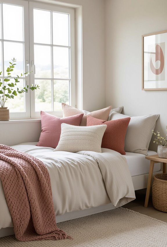budget friendly textured patterned pillows