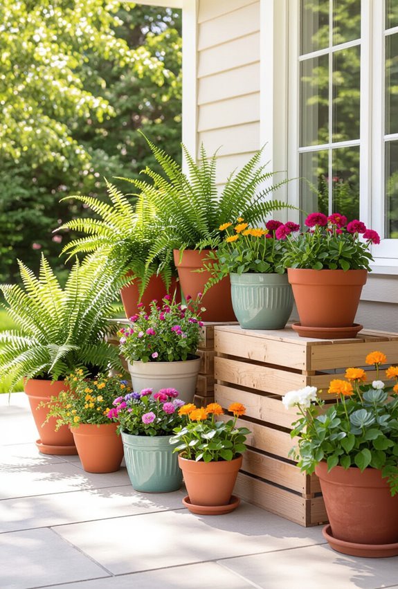 budget friendly vertical plant organization
