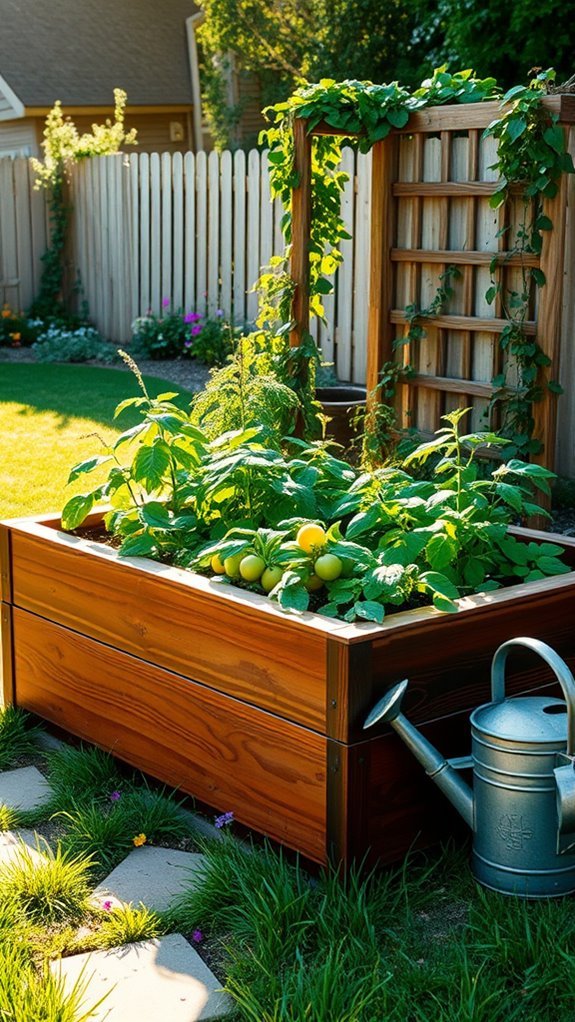 build a sturdy raised bed