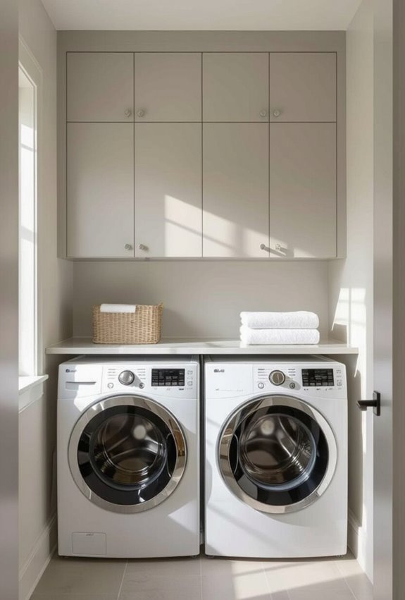 built in concealed appliance storage