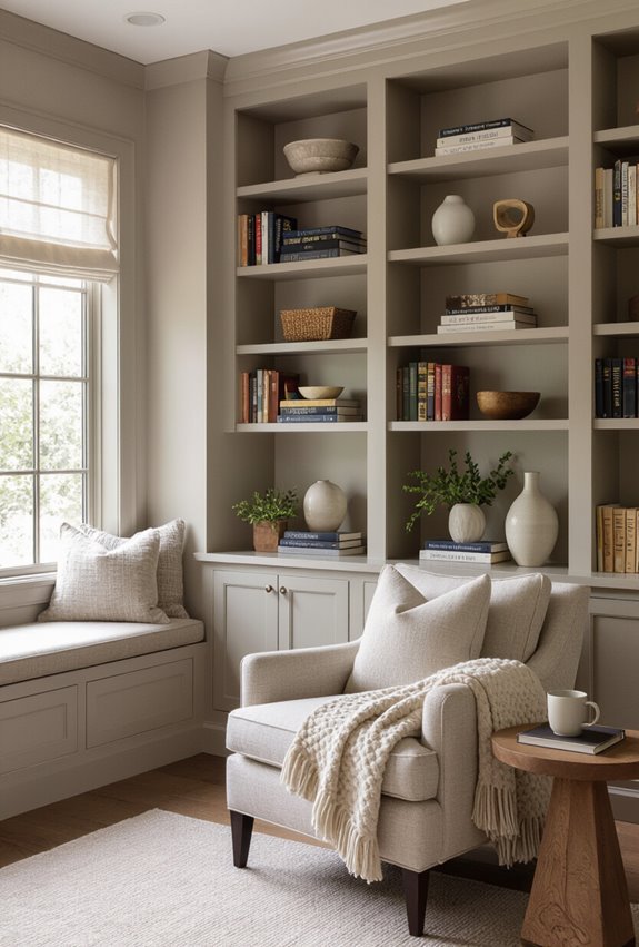 built in illuminated stylish storage