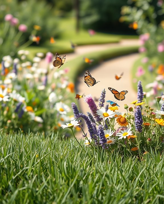 butterfly garden photo shoot