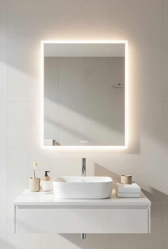 buy trendy led bathroom mirrors