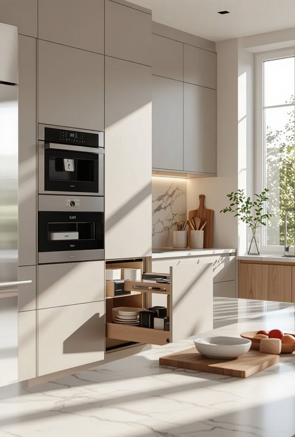 cabinetry integrated wireless charging stations