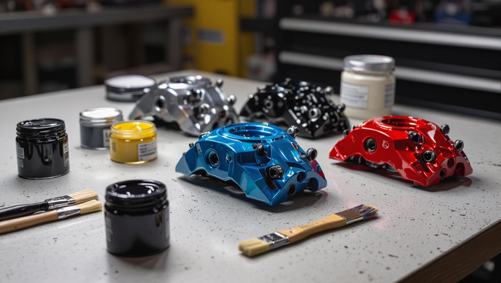 caliper paint drying times