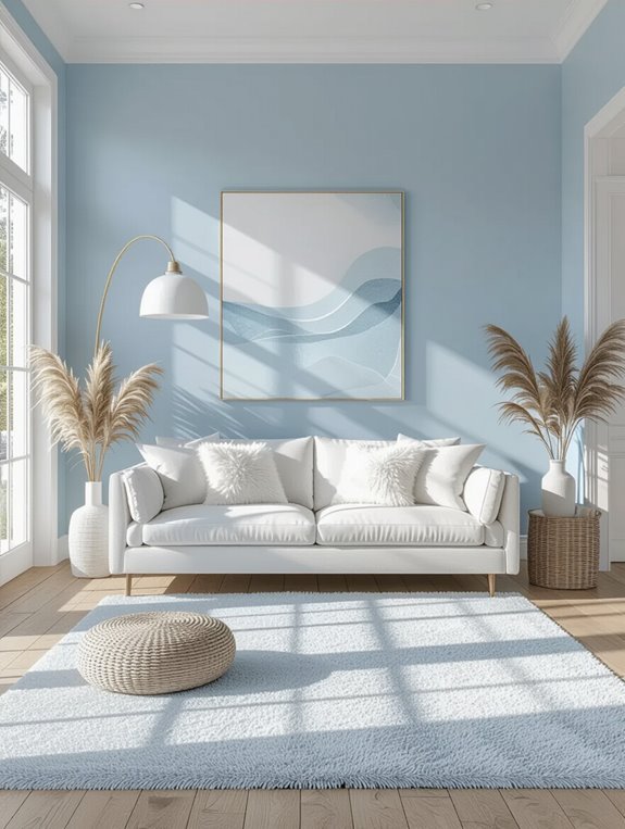 calm bright airy space